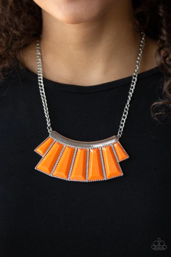 Glamour Goddess - Orange Necklace