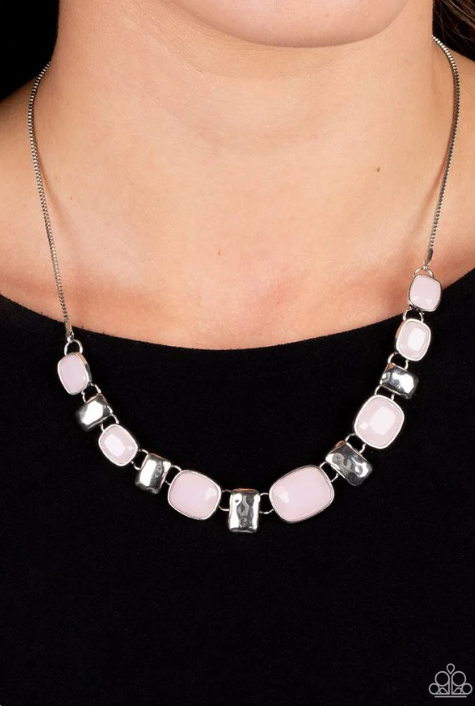 Polished Parade - Pink Necklace
