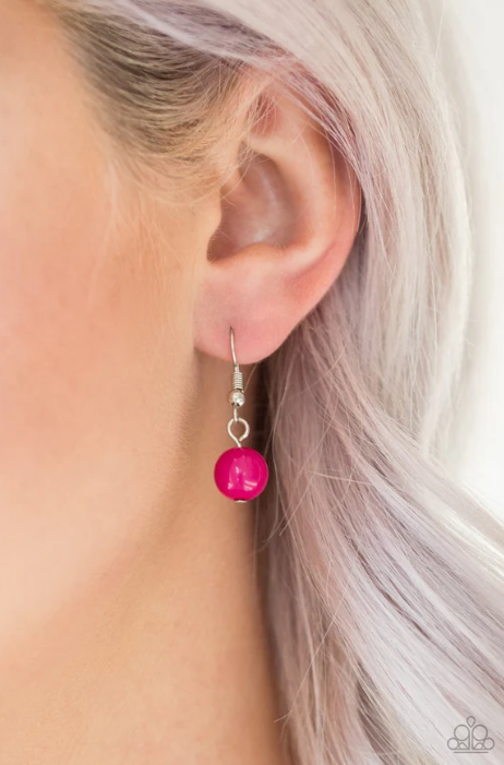 Necklace ~ Bubbly Bright - Pink