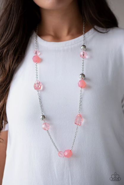 Royal Roller Pink Necklace