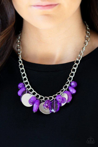 Treasure Shore - Purple Necklace