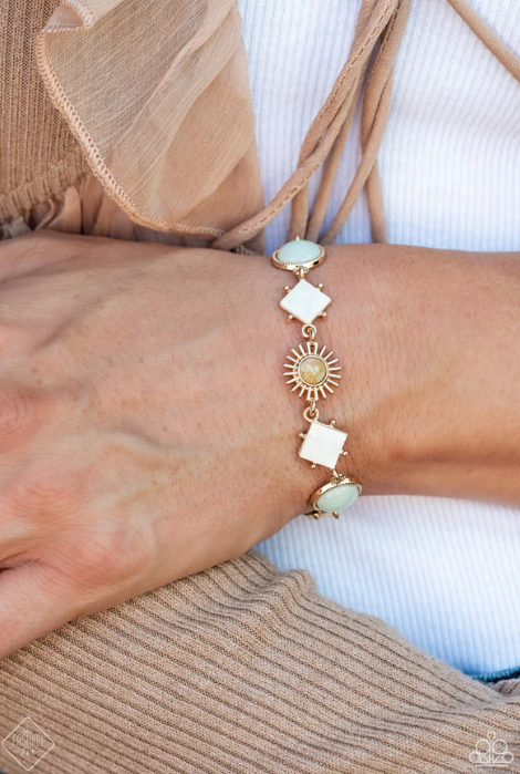 Sunburst Splendor - Gold Bracelet