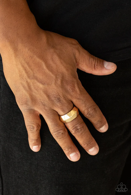 Industrial Mechanic - gold - Men's ring